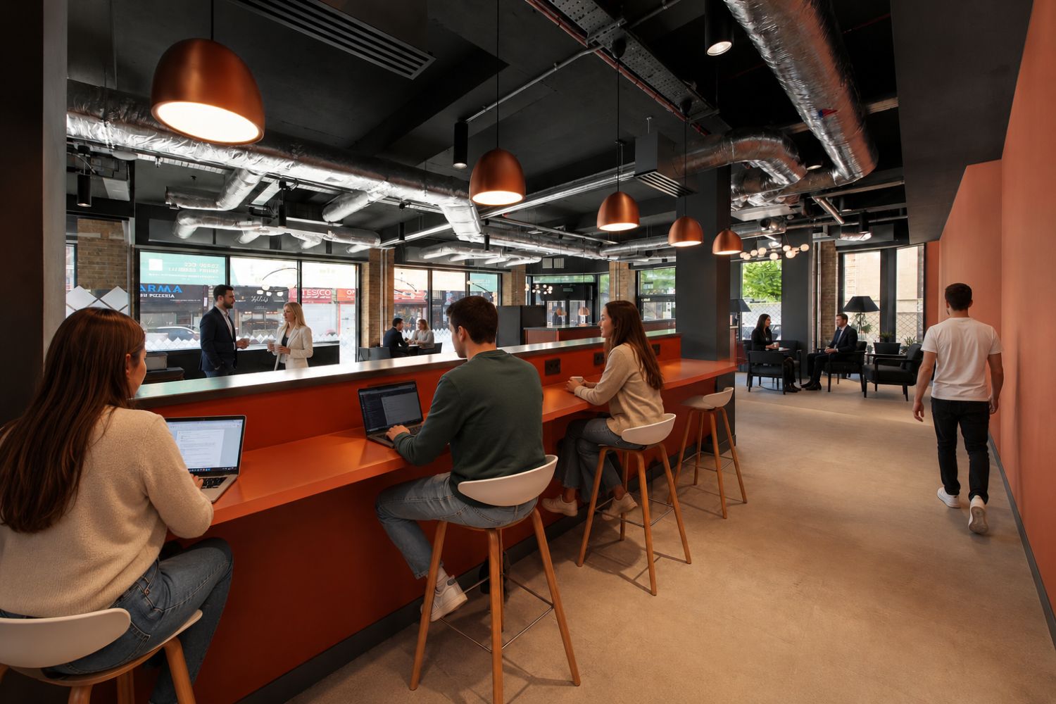 Co-working room at The Smith Kingston