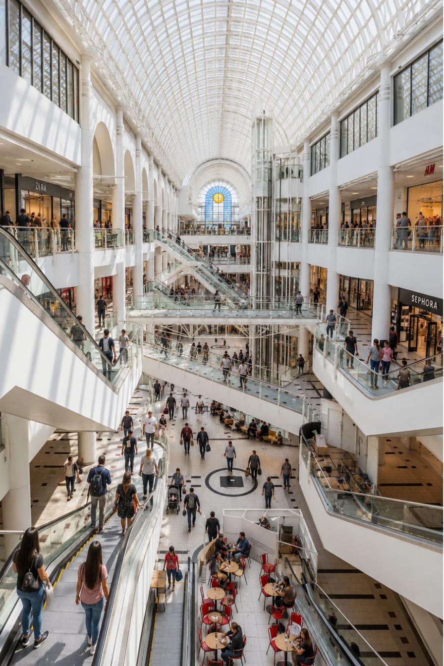 Bentall Centre shopping mall in Kingston upon Thames